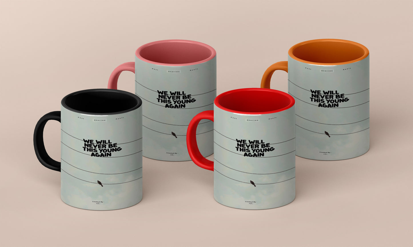 We Will Never qoutes englisgh Mug