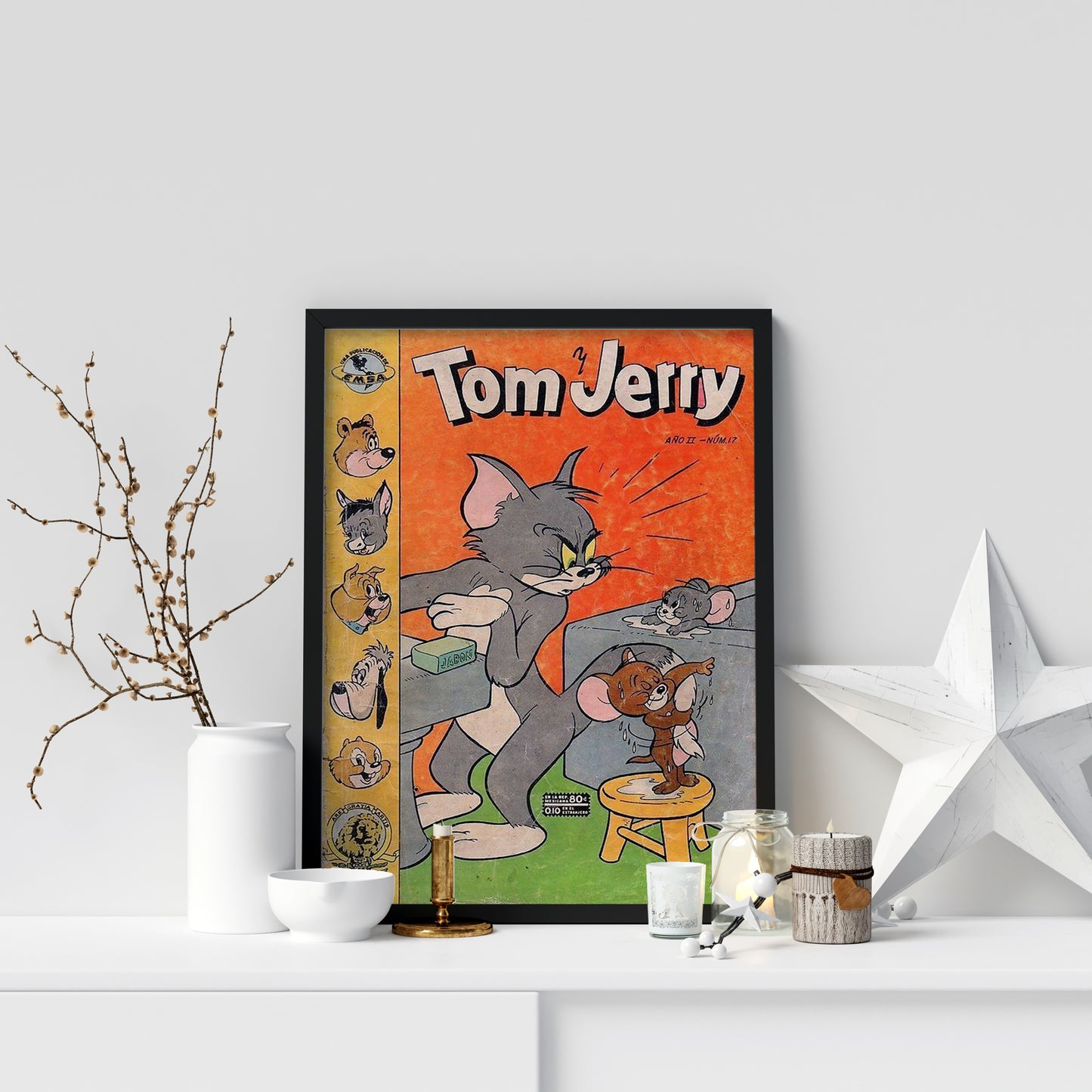 tom and jerry Cartoon posters Frame