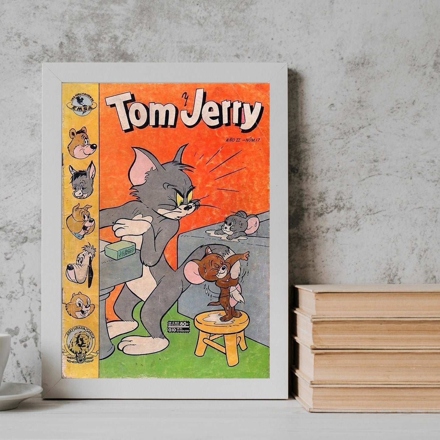 tom and jerry Cartoon posters Frame