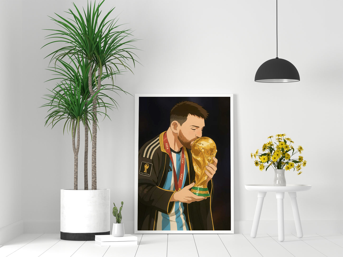 Messi World Cup football player Frame