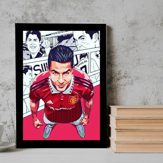 Ronaldo Manchester United football player Frame
