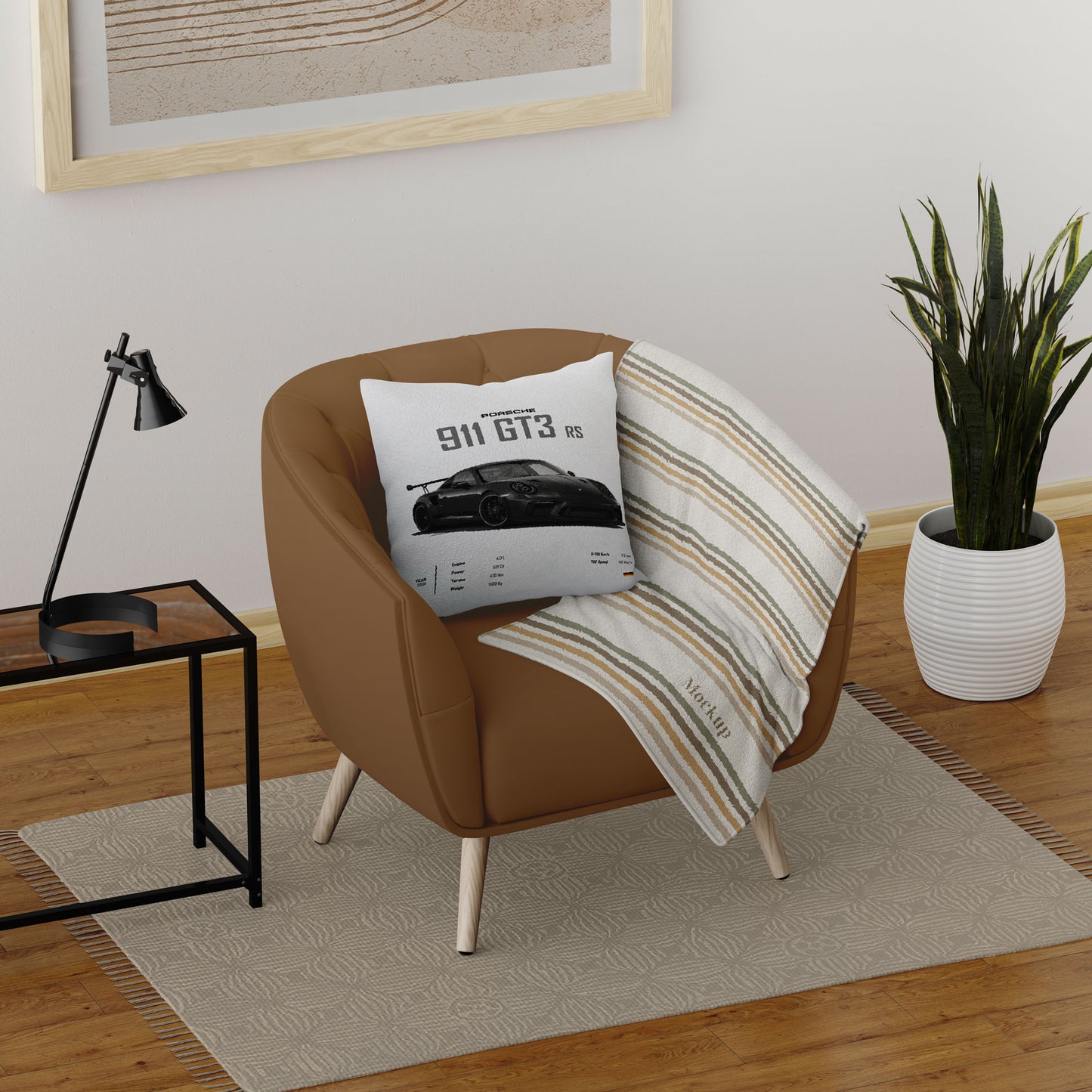 911 GT3 cars Velvet Cushion