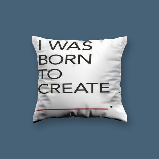 Born qoutes englisgh Velvet Cushion
