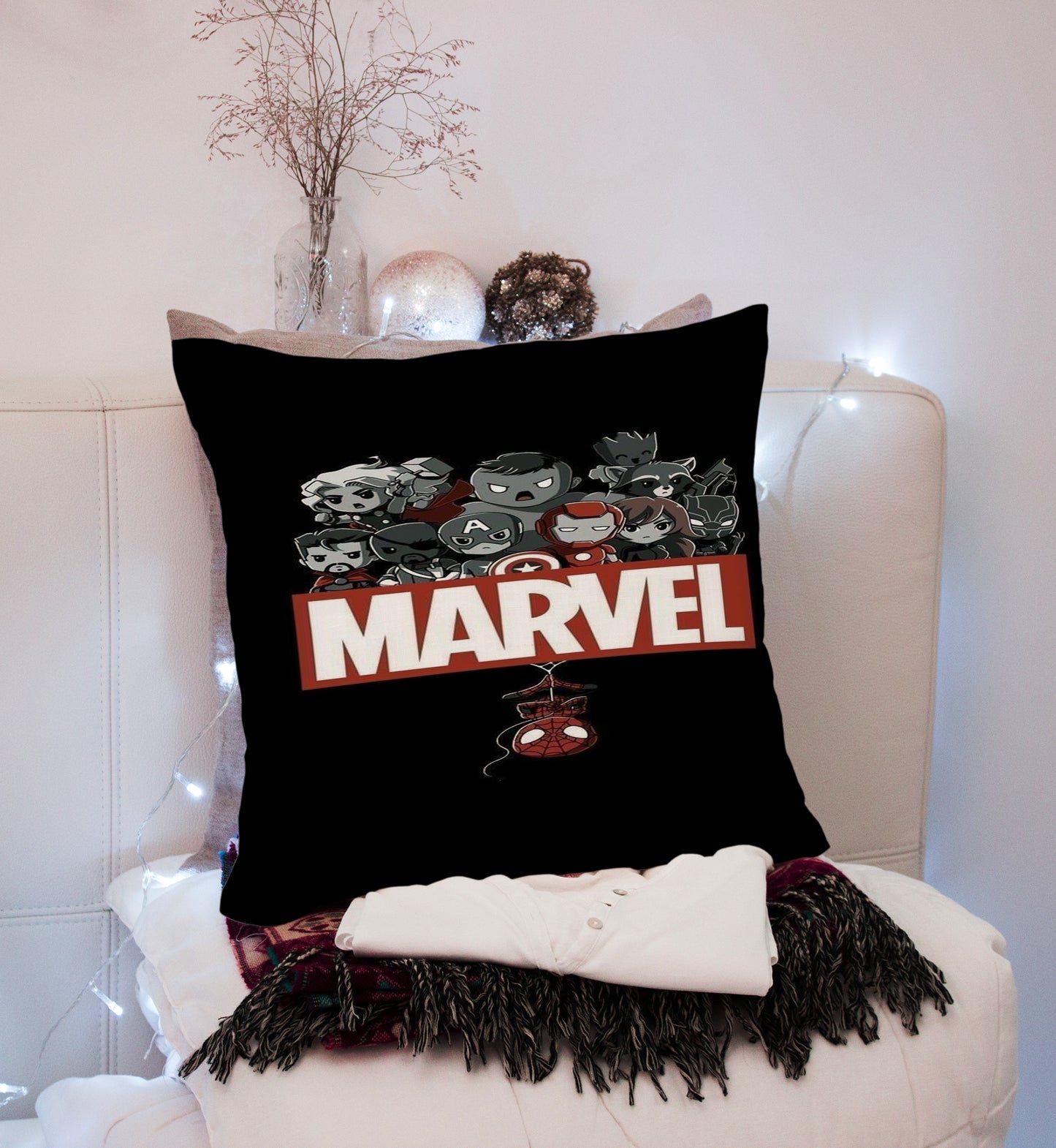 Marver Superhero Velvet Cushion