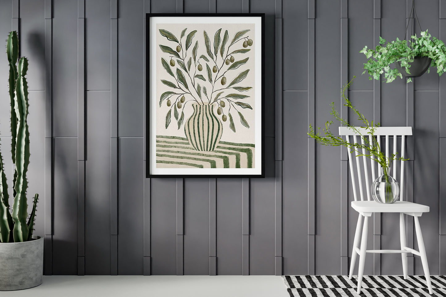 Vase Flower Frame