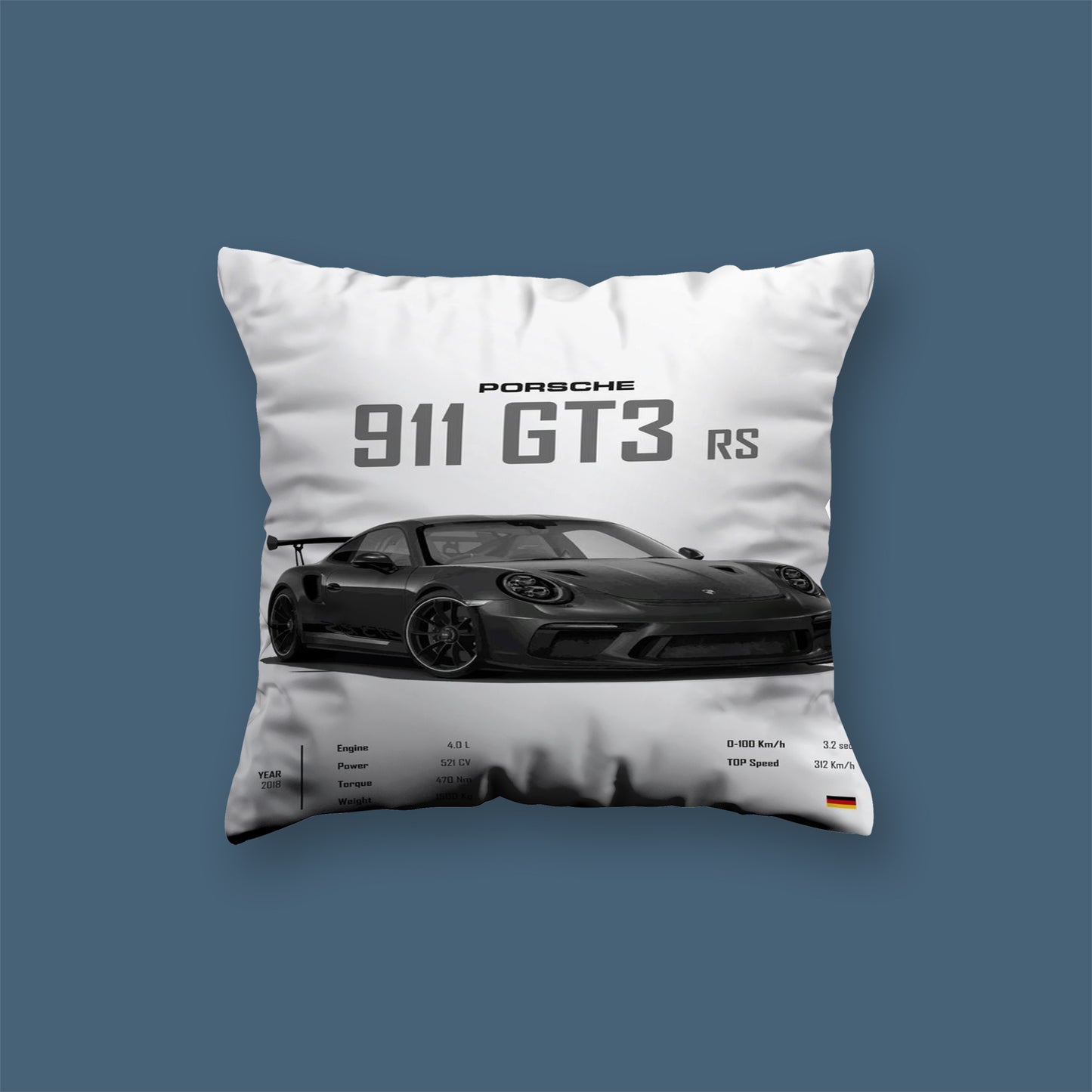 911 GT3 cars Velvet Cushion
