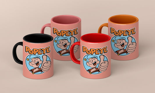 Popeye Cartoon Mug