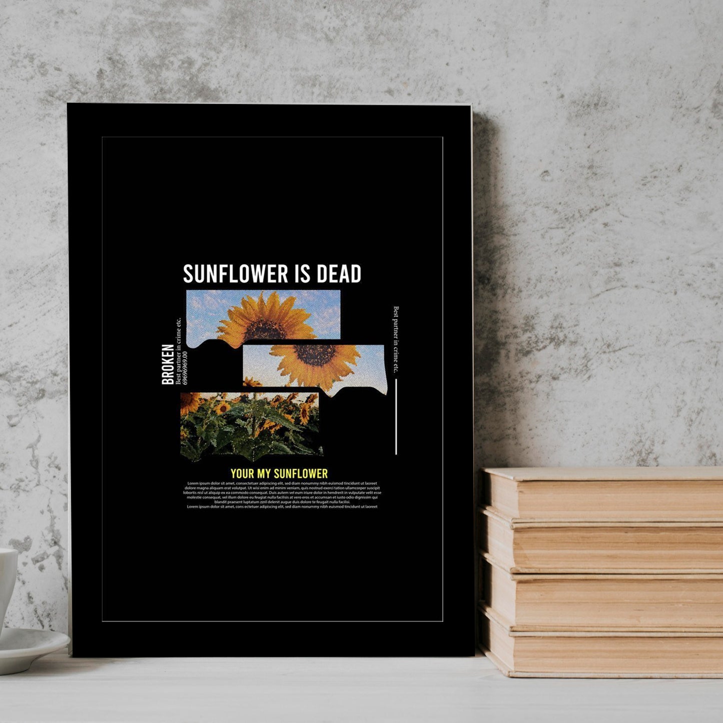 Sun Flower Art Frame