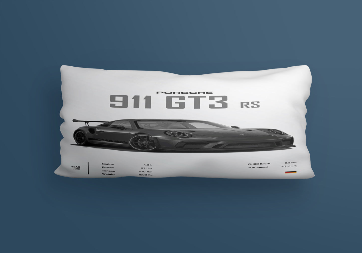 911 GT3 cars Velvet Cushion