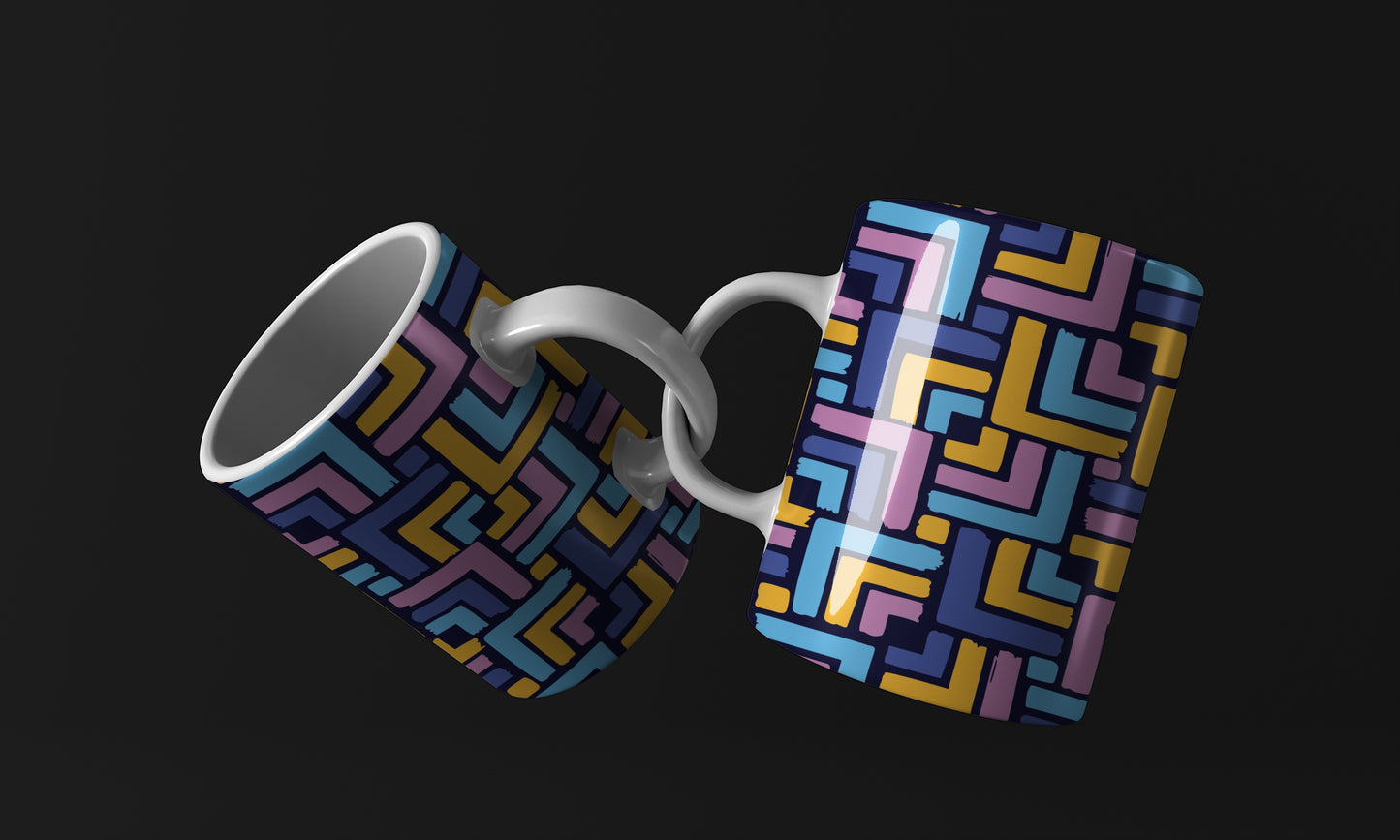 Sky Shapes Pattern Mug