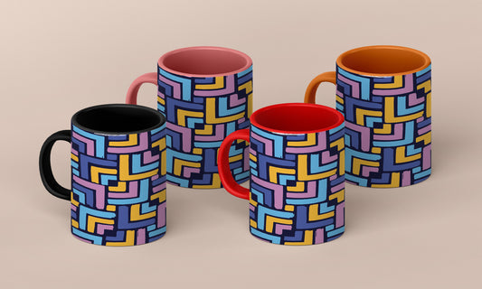 Sky Shapes Pattern Mug