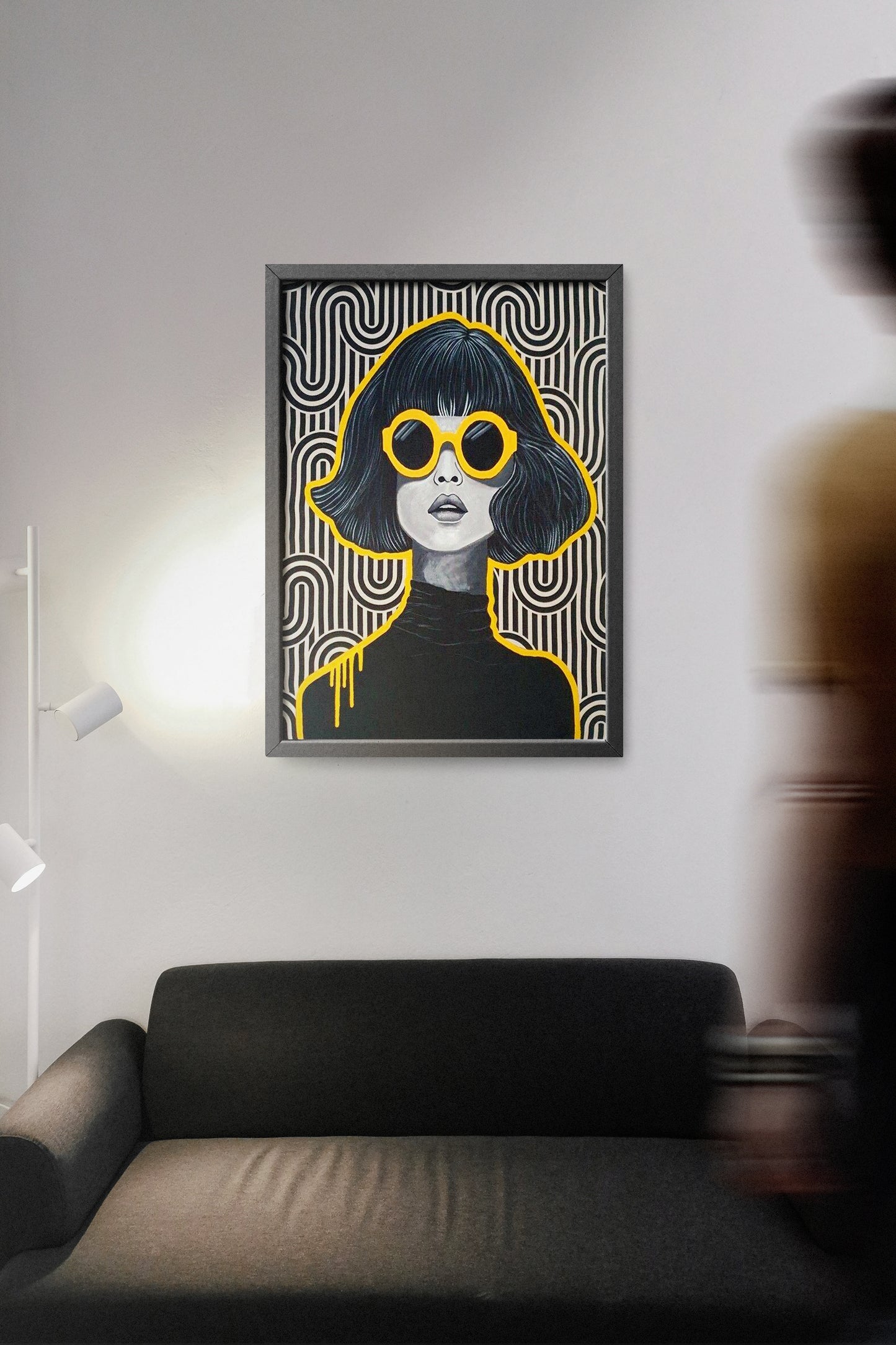 Girl glasses girl Frame