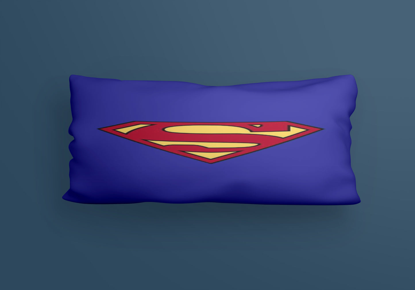 Superman Superhero Velvet Cushion