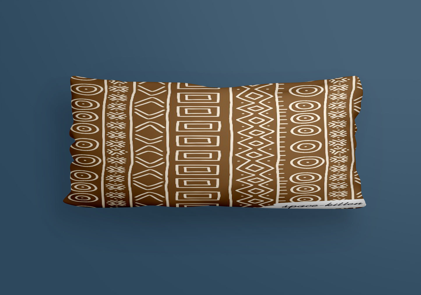 Crowned Patterns Pattern Velvet Cushion