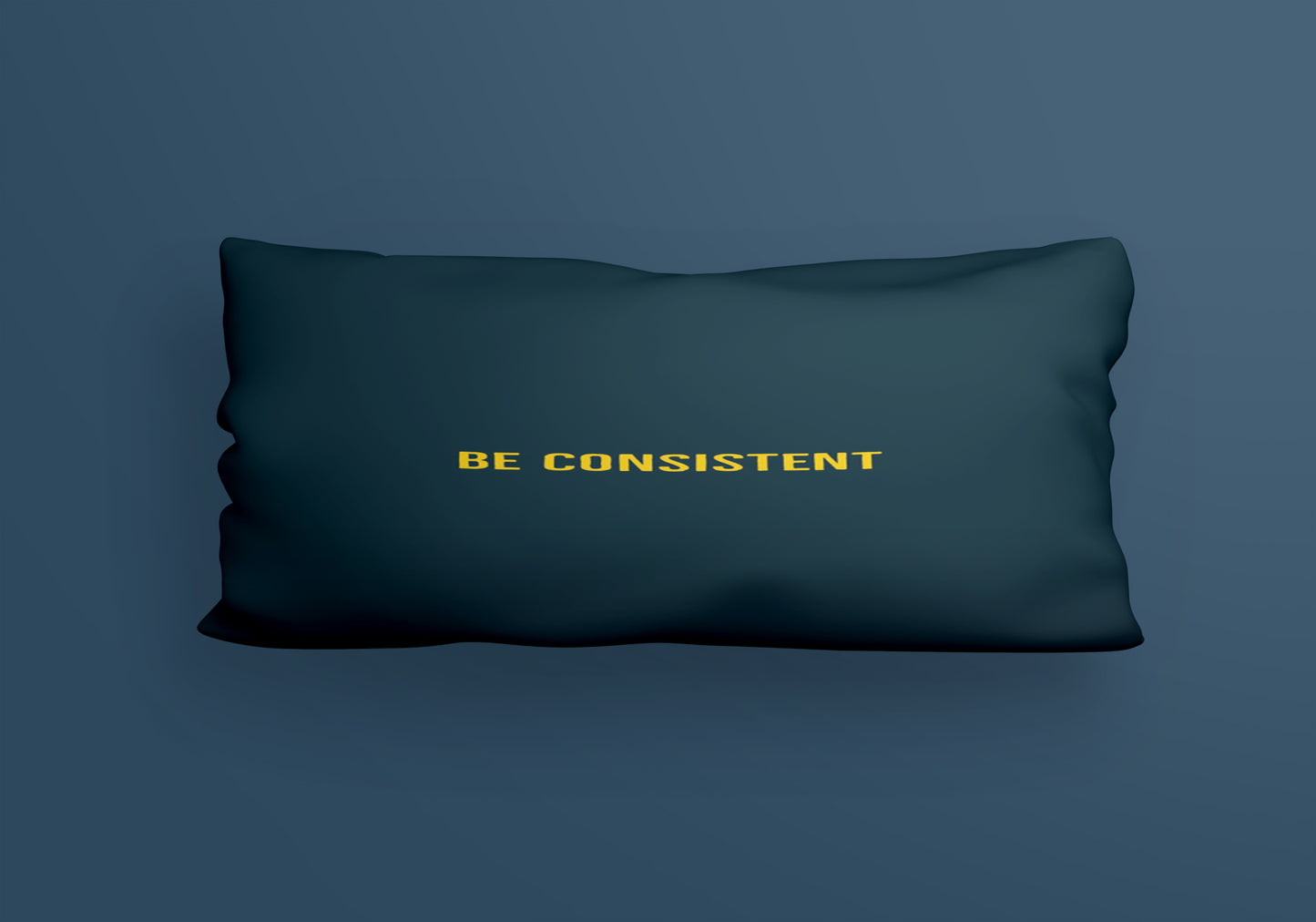 Be Consistent qoutes englisgh Velvet Cushion