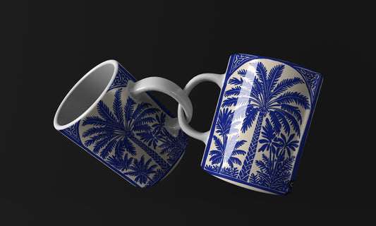 Tree Blue Flower Mug