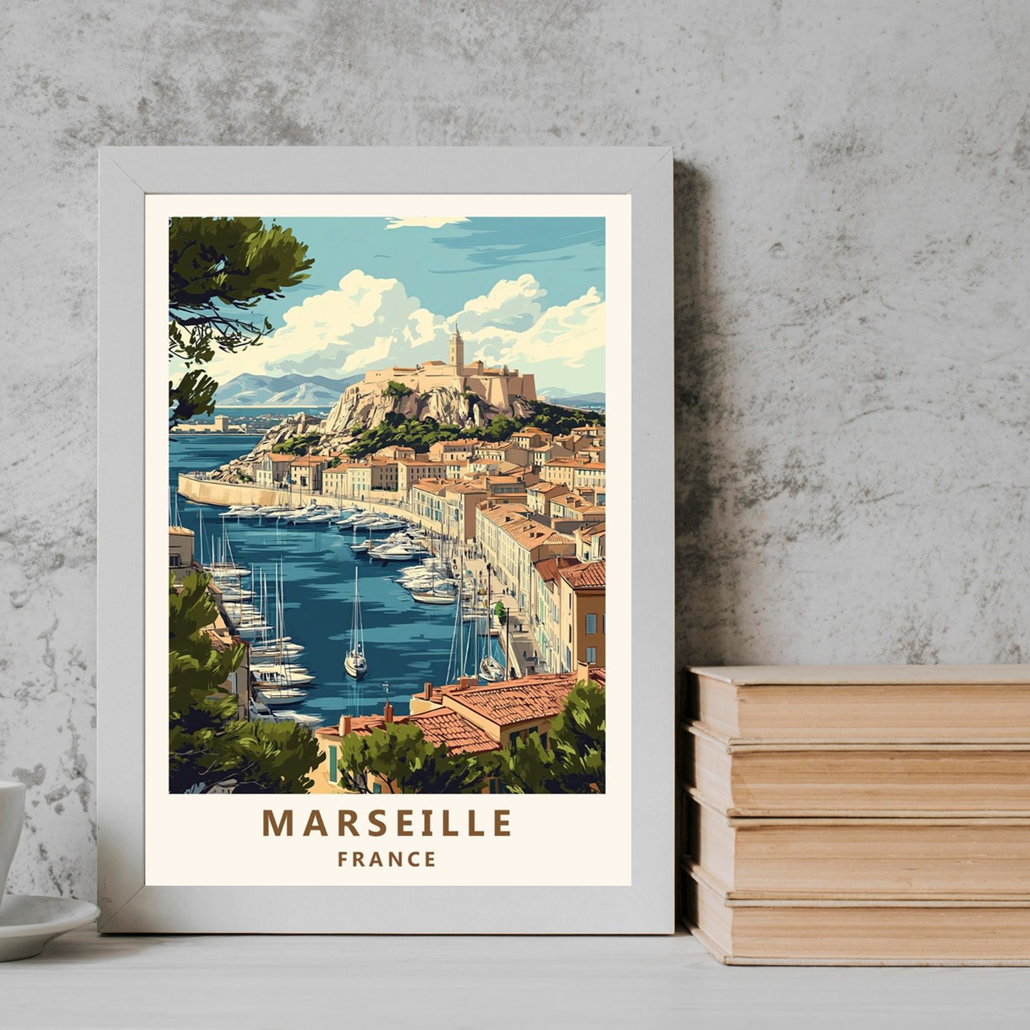 Marseille Travel Frame