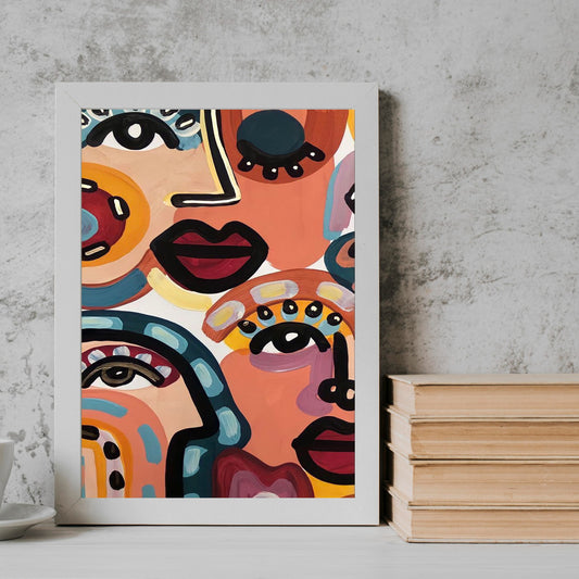 Print Symphony Pattern posters Frame