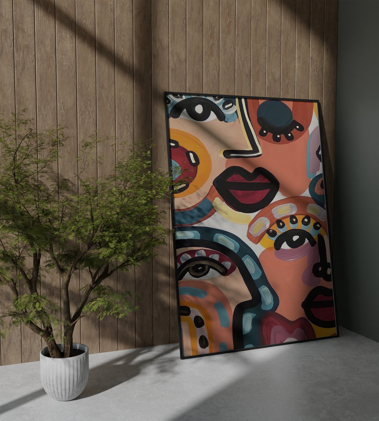 Print Symphony Pattern posters Frame