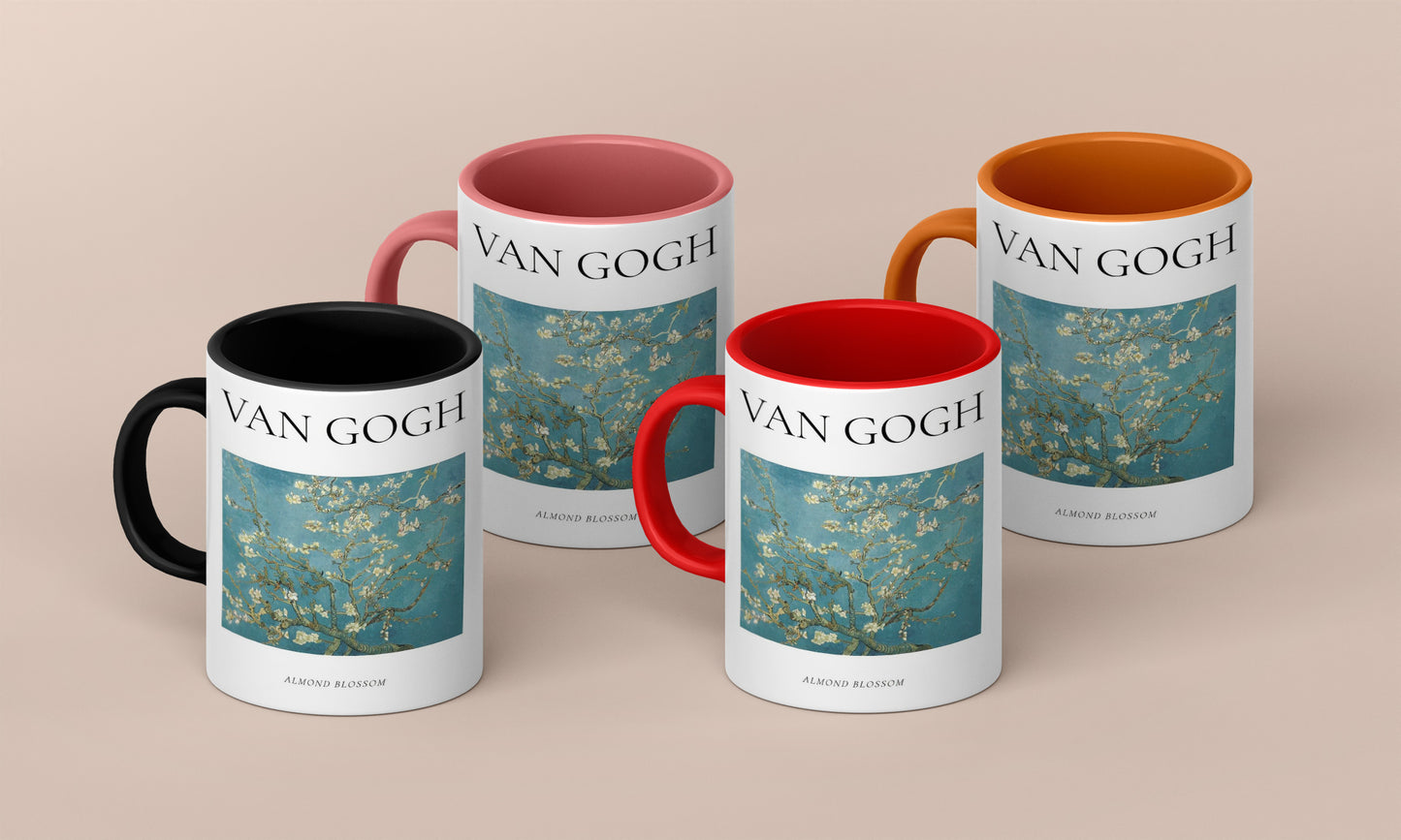 almond blossoms van gogh Art Mug