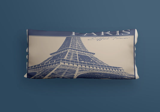 Paris Travel Velvet Cushion