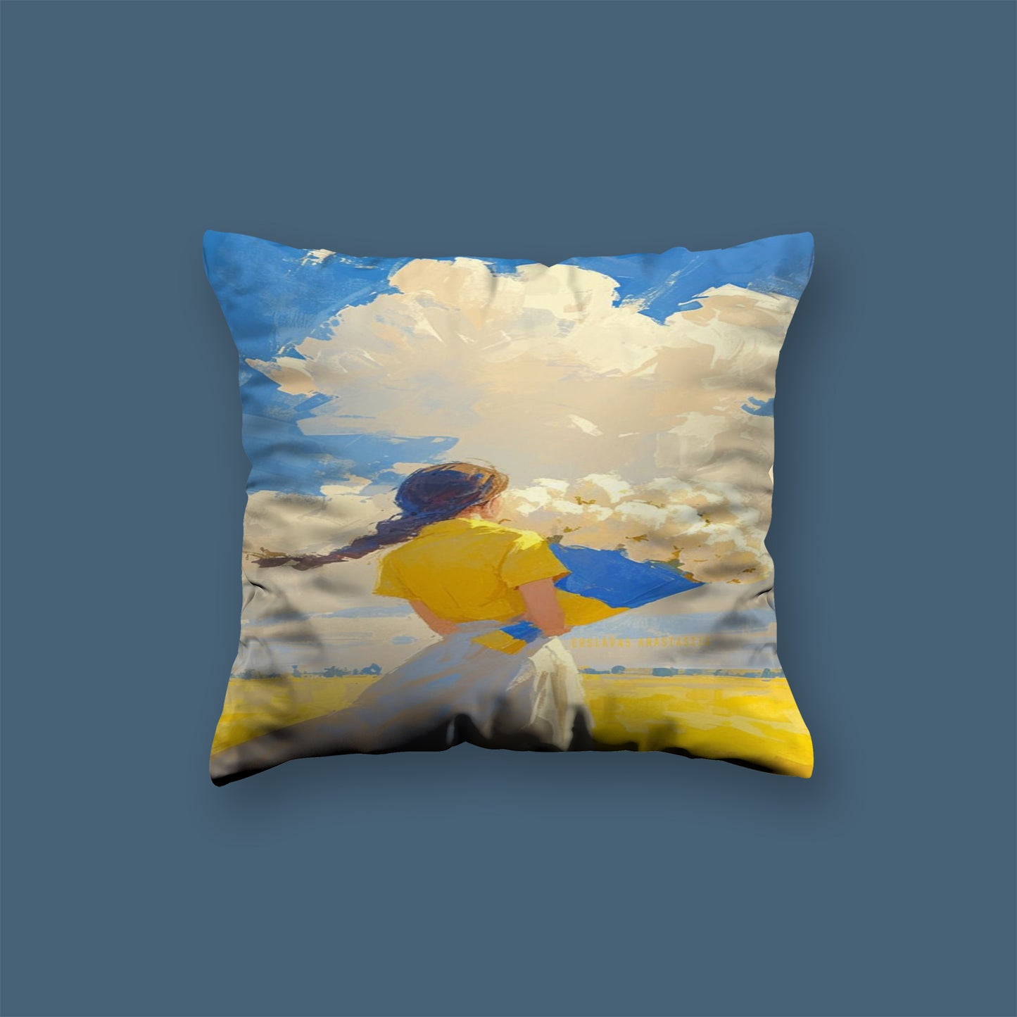 Sea Girls Velvet Cushion
