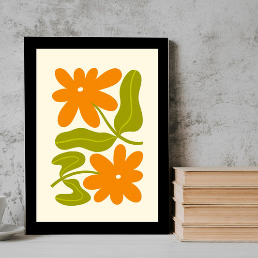 Orange Flower Frame