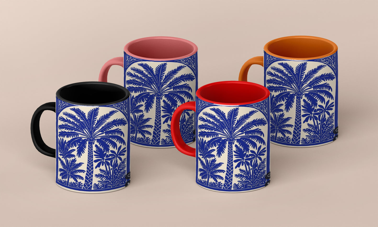 Tree Blue Flower Mug