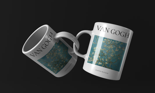 almond blossoms van gogh Art Mug