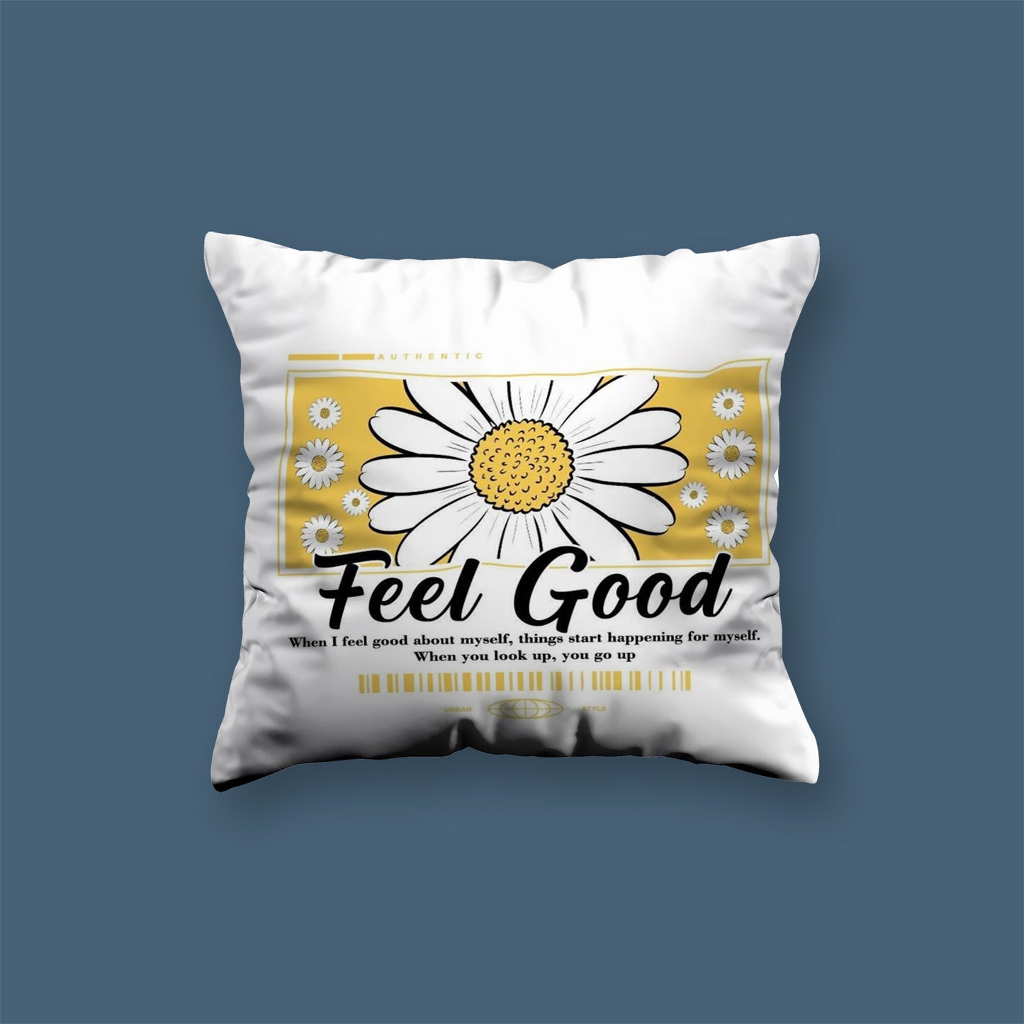 Feel Good Flower Velvet Cushion