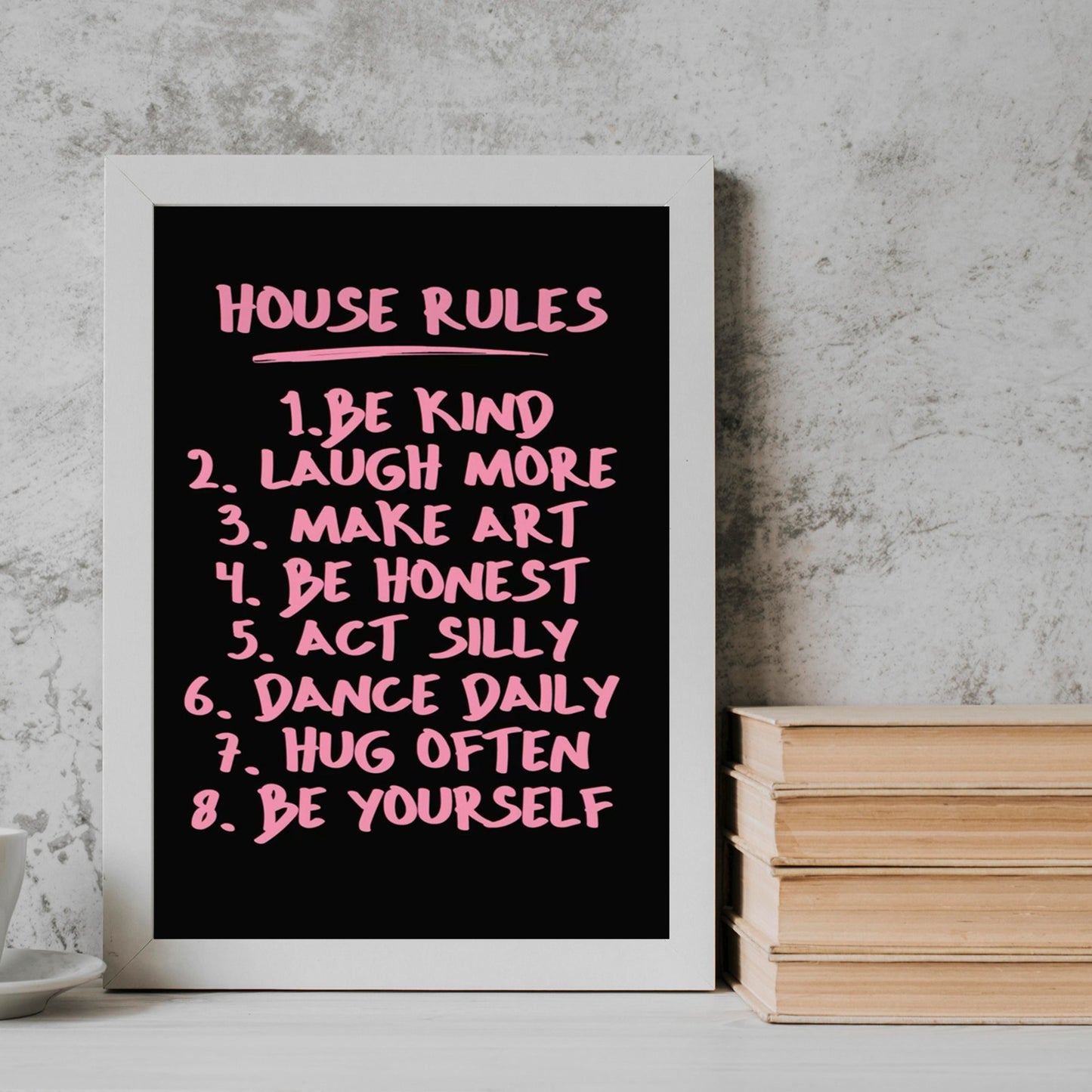 Rules qoutes englisgh Frame