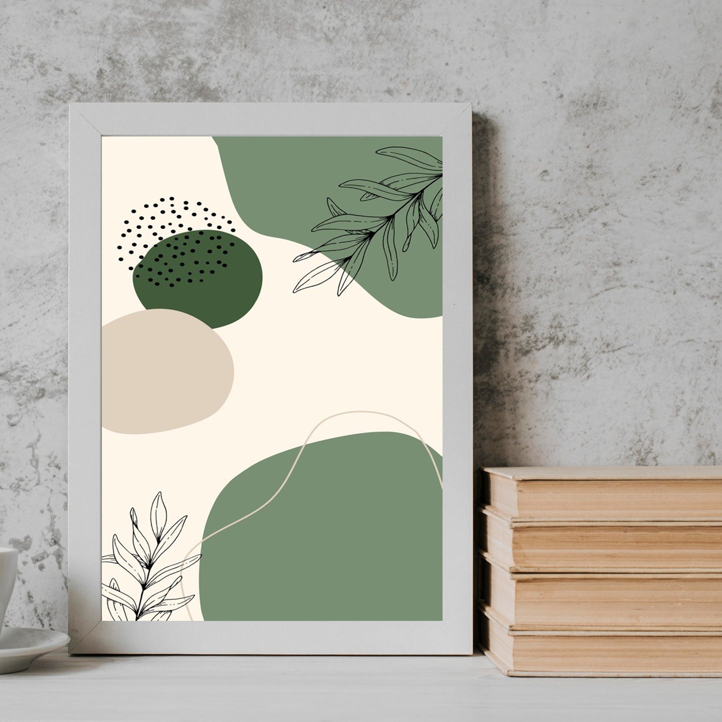 Pattern neutral abstract art Frame