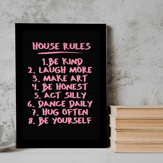 Rules qoutes englisgh Frame