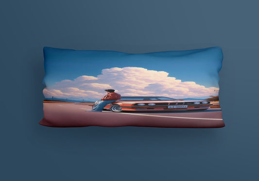 Man Car Rondom Velvet Cushion