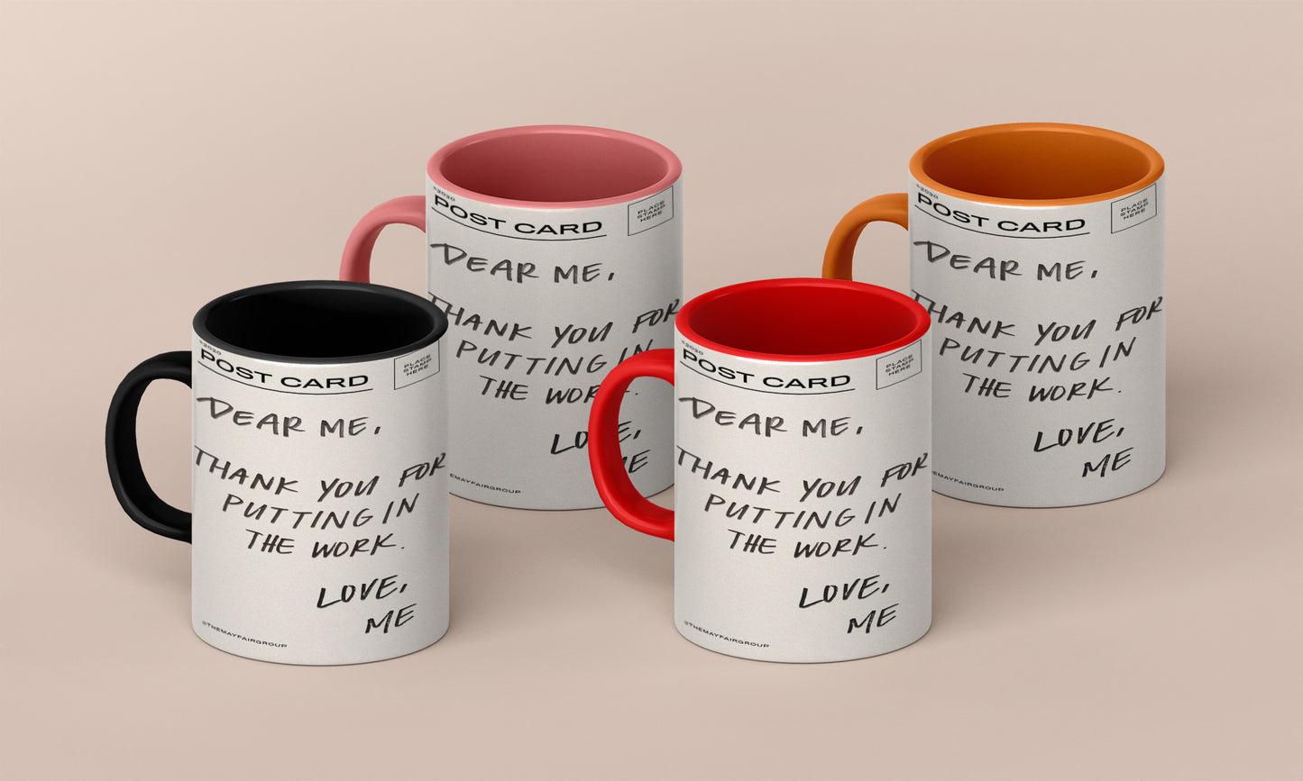 Post Card qoutes englisgh Mug