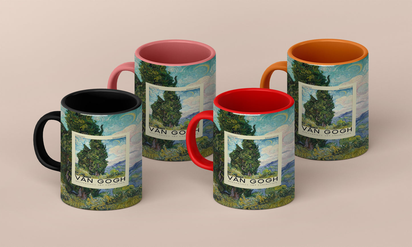 van gogh art exhibition Art Mug