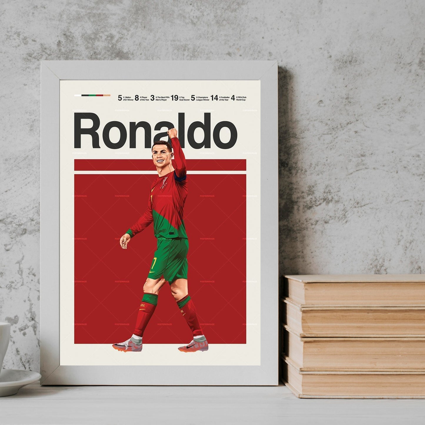 Ronaldo football player Frame