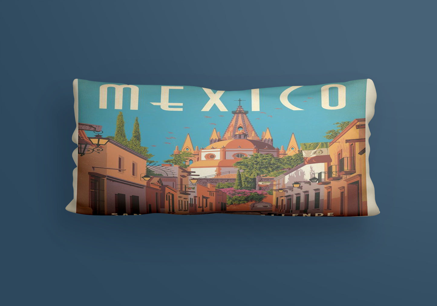 Mexico Travel Velvet Cushion