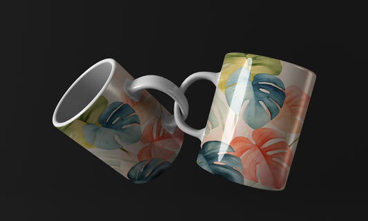 Treers neutral abstract art Mug