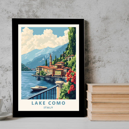 Lake Como Travel Frame
