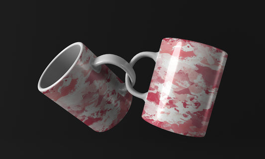 Pattern Pink neutral abstract art Mug
