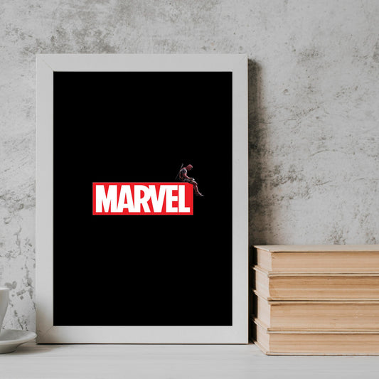 Mavel BLack Superhero posters Frame