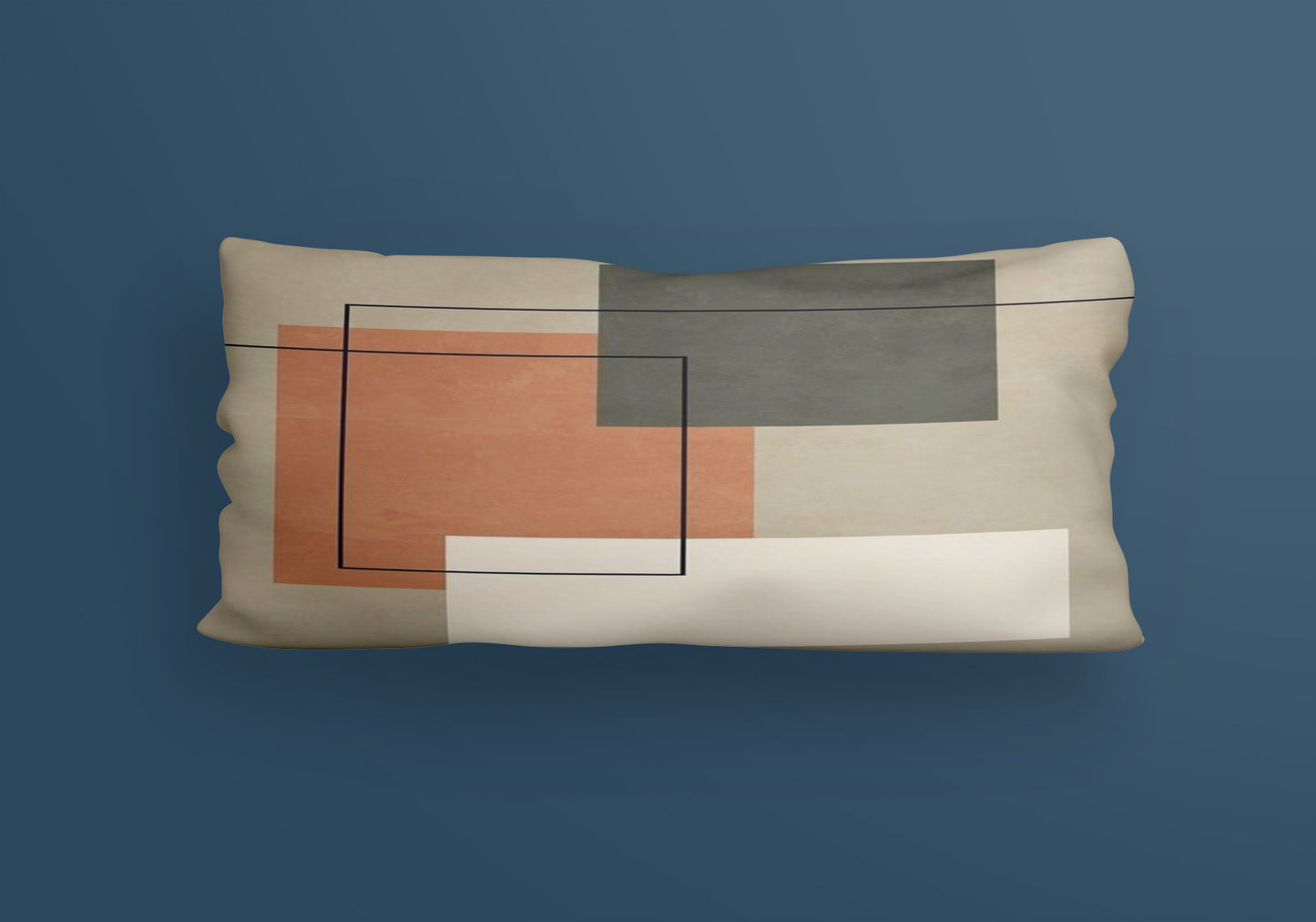 Forms neutral abstract art Velvet Cushion