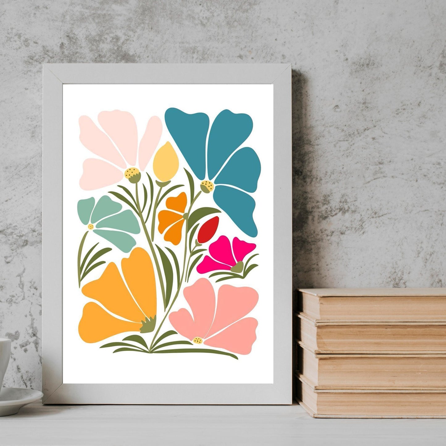 Flower Colours Flower Frame
