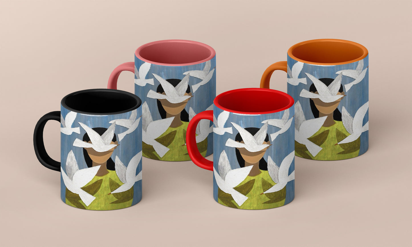 Bird Girls Mug