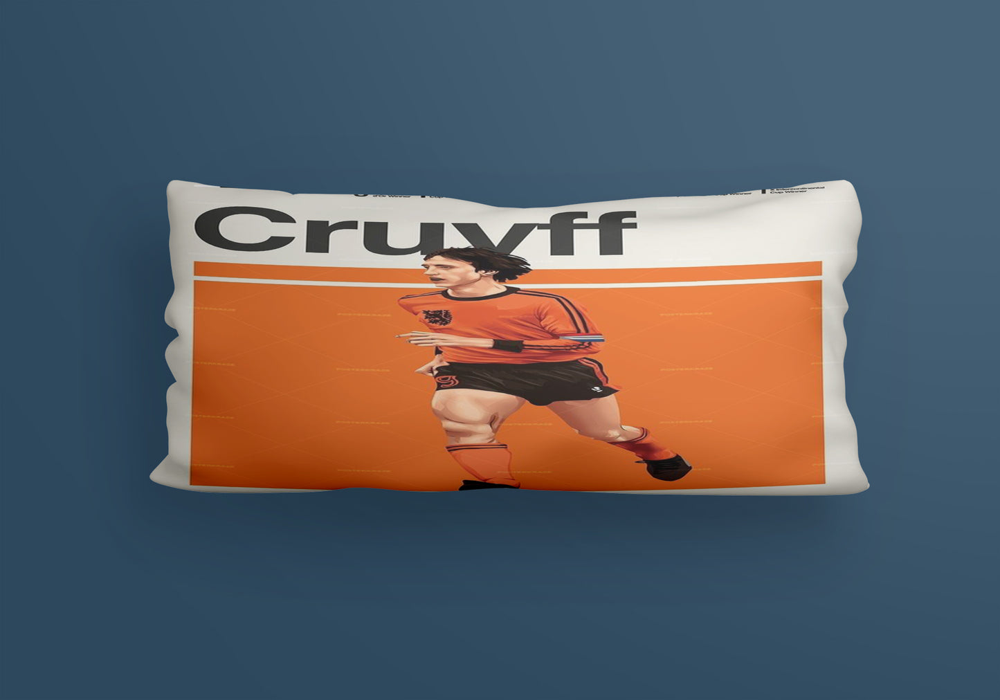 Cruyff football player Velvet Cushion