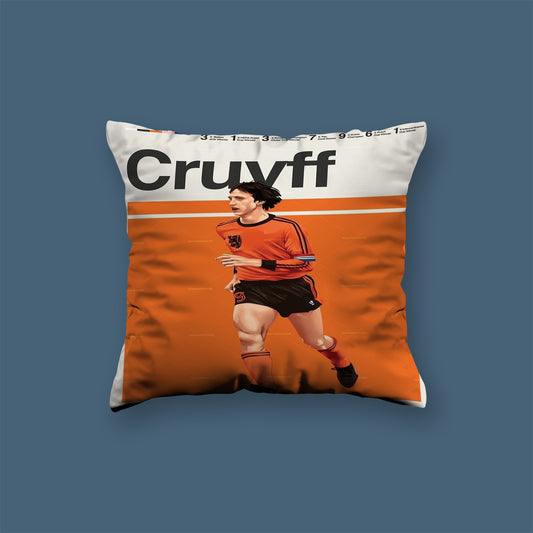 Cruyff football player Velvet Cushion