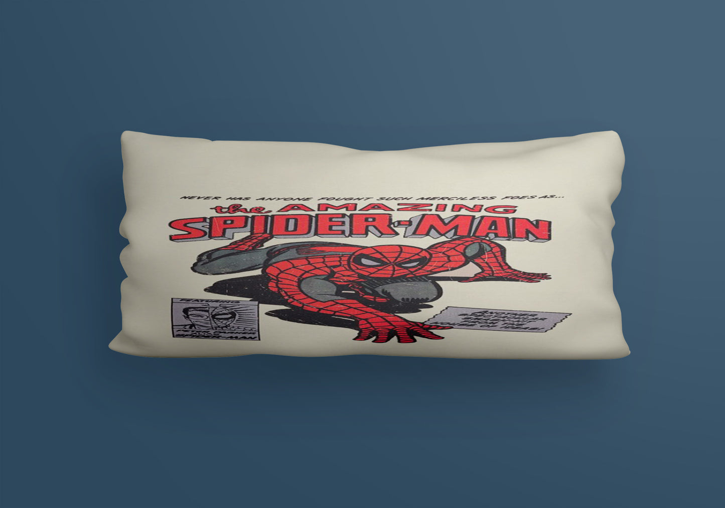 Spiderman Comics Superhero Velvet Cushion