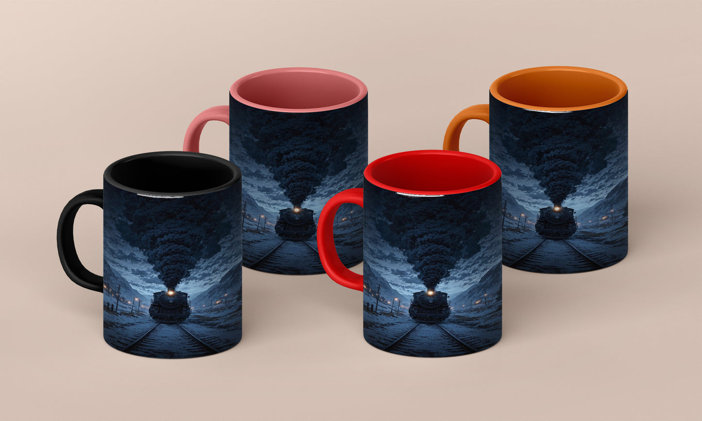 Train Rondom Mug