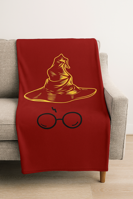 Harry Potter Red Cartoon Premium Throw Blanket